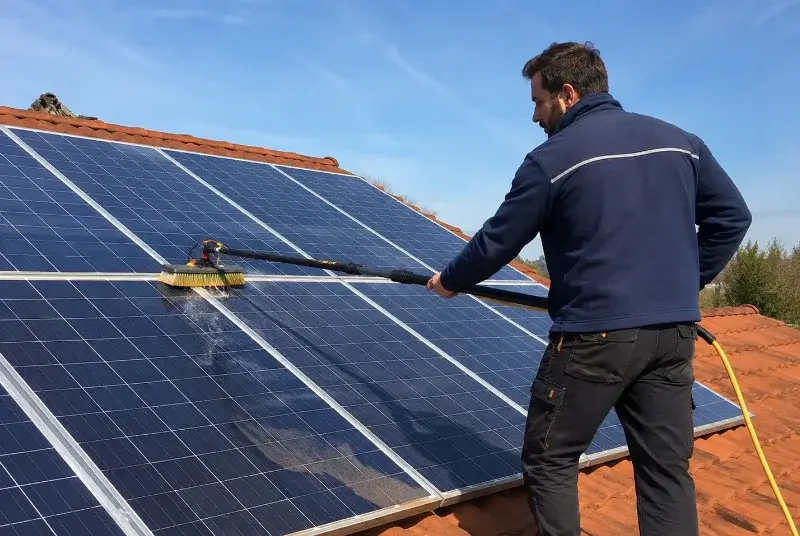 Nettoyage et entretien de panneaux solaires à Munchhausen